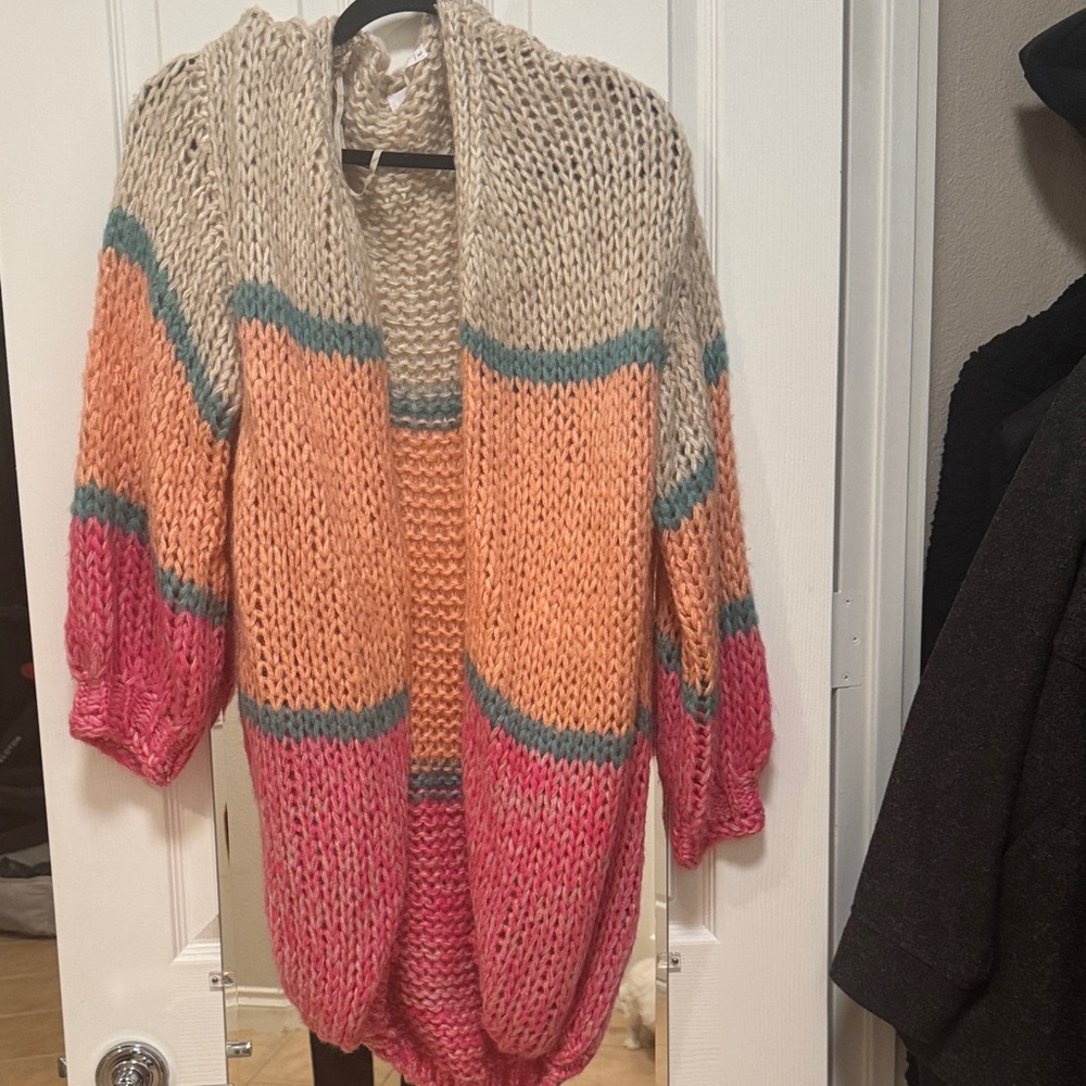 TALULAH Multicolor Knit Cardigan